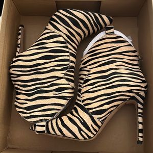 Jessica Simpson zebra bootie